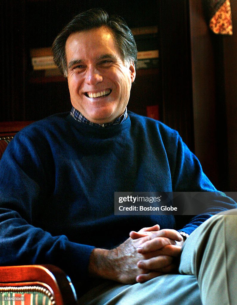 Boston Globe Interview With Governor-Elect Mitt Romney