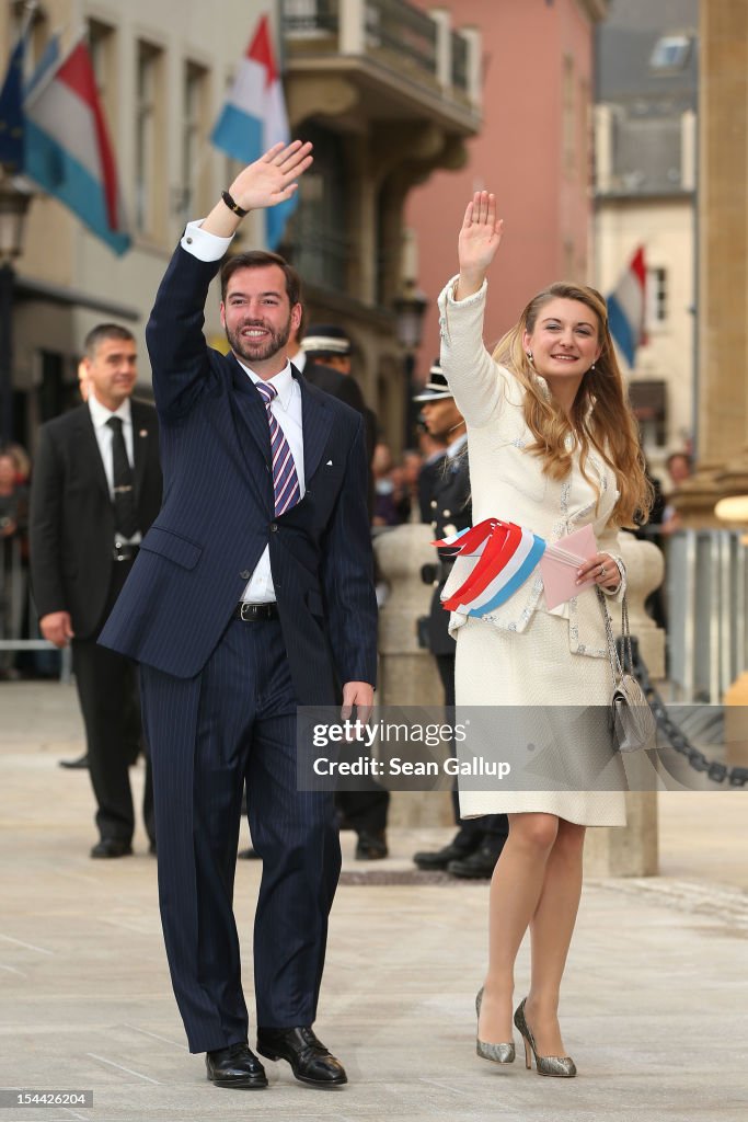 The Wedding Of Prince Guillaume Of Luxembourg & Stephanie de Lannoy - Civil Ceremony