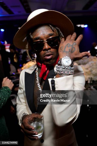 Lil Uzi Vert attends the Shawn Carter Foundation 20th Anniversary Black Tie Gala at Pier 60 on July 14, 2023 in New York City.