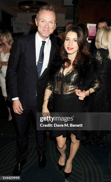 Gary Kemp and Lauren Kemp attend the launch of The Krasner Fund for the BFI at The Ivy on October 19, 2012 in London, England.