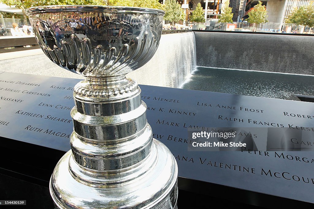 Los Angeles Kings Players Pay Tribute To 9/11 Victims