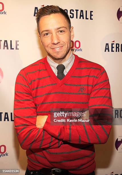 Trey Morgan arrives at Z100's Jingle Ball 2012, presented by Aeropostale, Official Kick Off Party at Aeropostale Times Square on October 19, 2012 in...