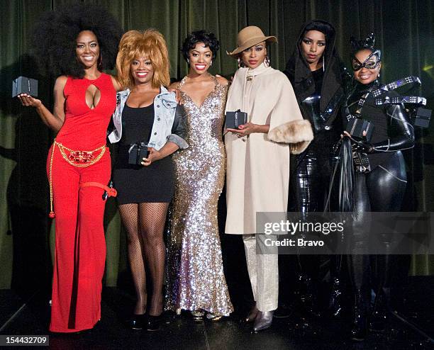 Finale Party" --Pictured: Kenya Moore as Diana Ross, Kandi Burruss as Tina Turner, Porsha Stewart as Dorothy Dandridge, Cynthia Bailey as Diana Ross,...