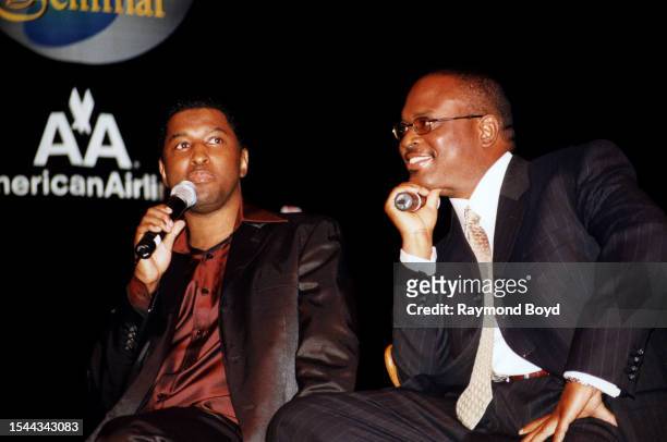 Record producers Babyface and L.A. Reid were the keynote speakers during the 8th Annual WGCI-FM Music Seminar at the Hyatt Regency Hotel in Chicago,...