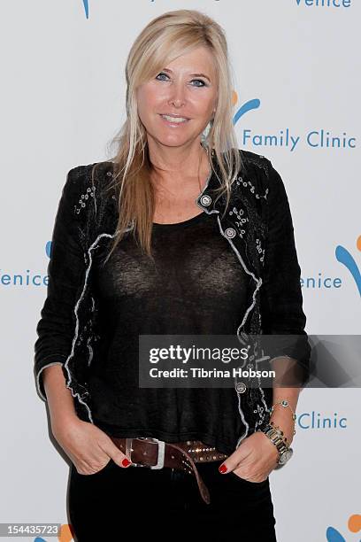 Irena Medavoy attends the Venice Family Clinic's Sack Lunch series with Melinda Maria at Bloomingdale's Santa Monica on October 19, 2012 in Santa...