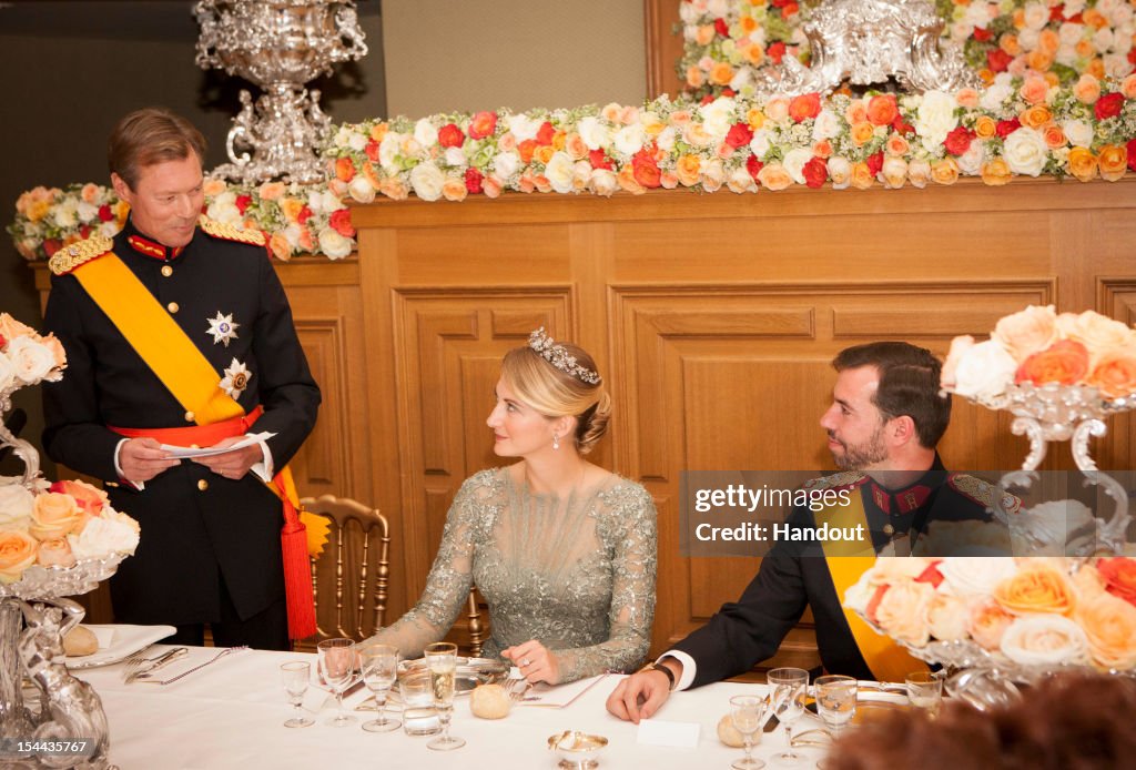 The Wedding Of Prince Guillaume Of Luxembourg & Stephanie de Lannoy - Gala Dinner