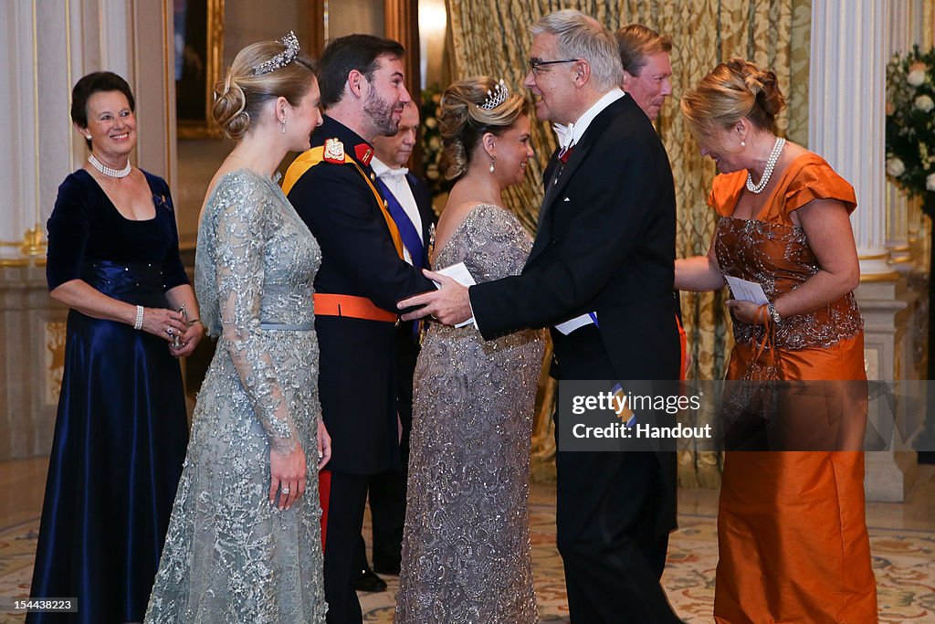 The Wedding Of Prince Guillaume Of Luxembourg & Stephanie de Lannoy - Gala Dinner