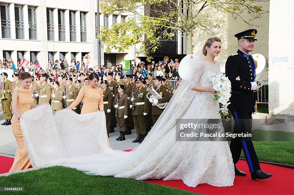 The Wedding Of Prince Guillaume Of Luxembourg & Stephanie de Lannoy - Official Ceremony