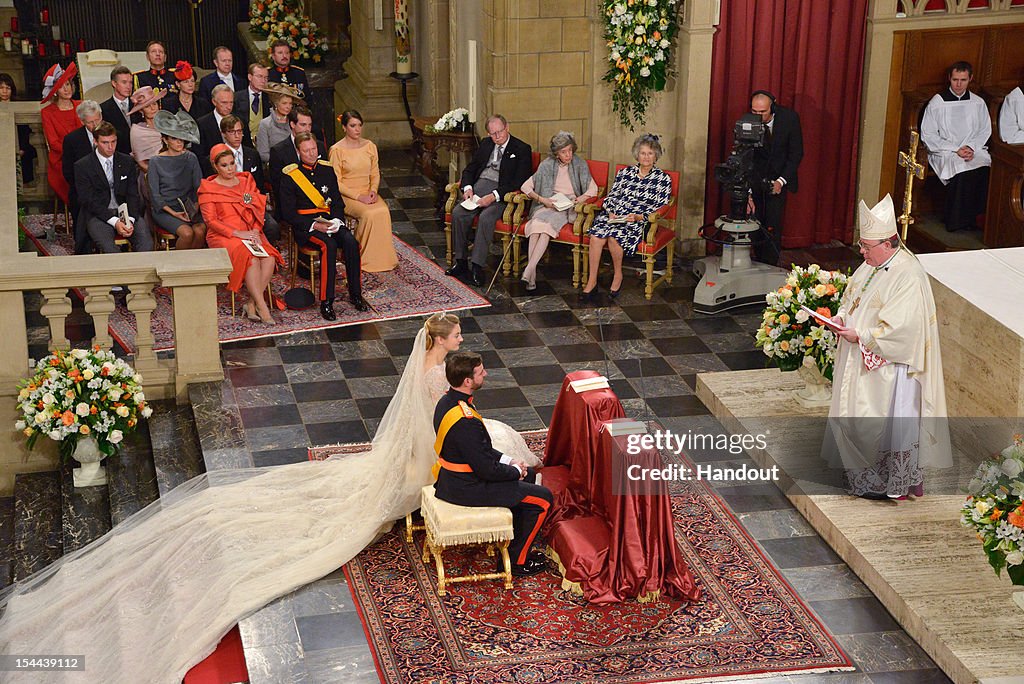 The Wedding Of Prince Guillaume Of Luxembourg & Stephanie de Lannoy - Official Ceremony