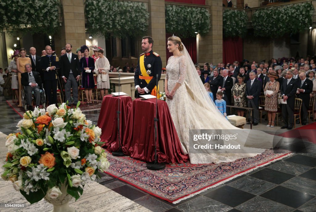 The Wedding Of Prince Guillaume Of Luxembourg & Stephanie de Lannoy - Official Ceremony