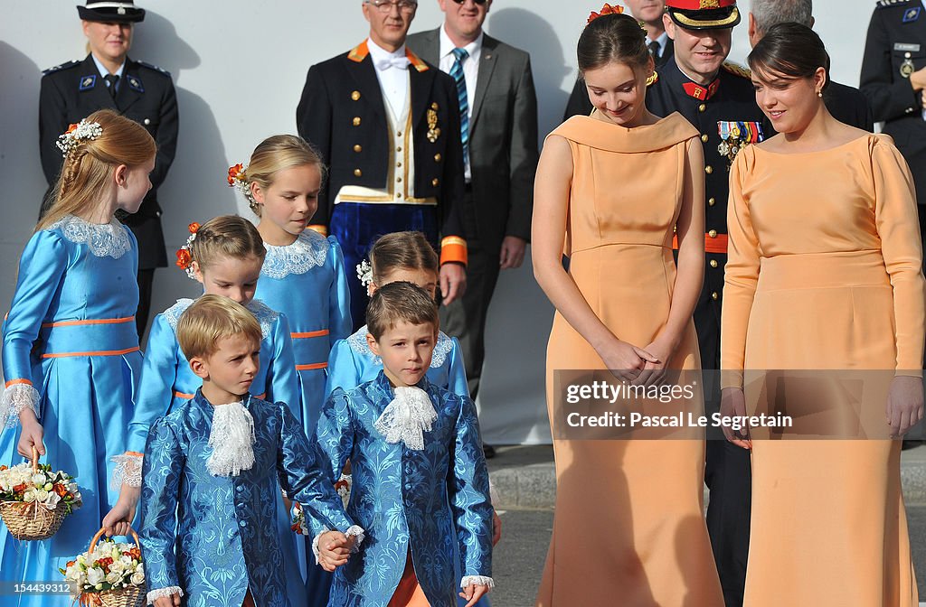 The Wedding Of Prince Guillaume Of Luxembourg & Stephanie de Lannoy - Official Ceremony