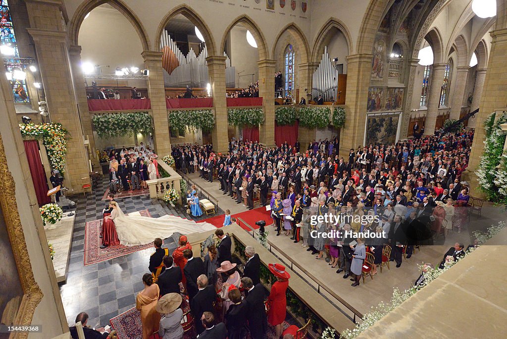 The Wedding Of Prince Guillaume Of Luxembourg & Stephanie de Lannoy - Official Ceremony