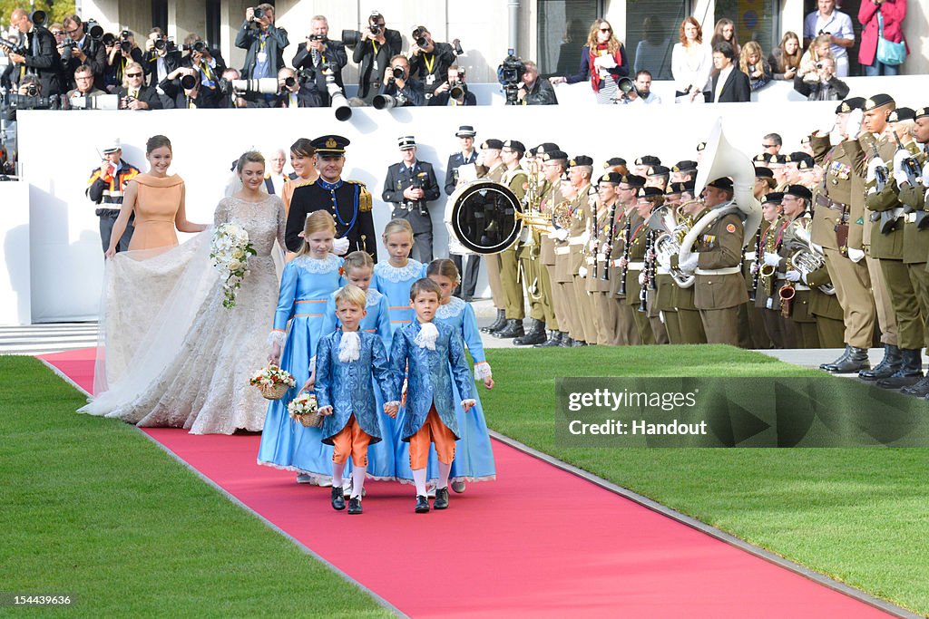 The Wedding Of Prince Guillaume Of Luxembourg & Stephanie de Lannoy - Official Ceremony