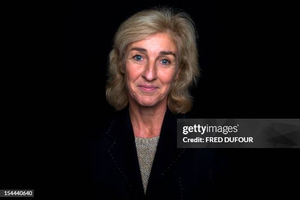 Head of France's computer technology watchdog Cnil Isabelle Falque-Pierrotin, poses on October 20, 2012 in Paris, during the Cite de la Reussite. AFP...