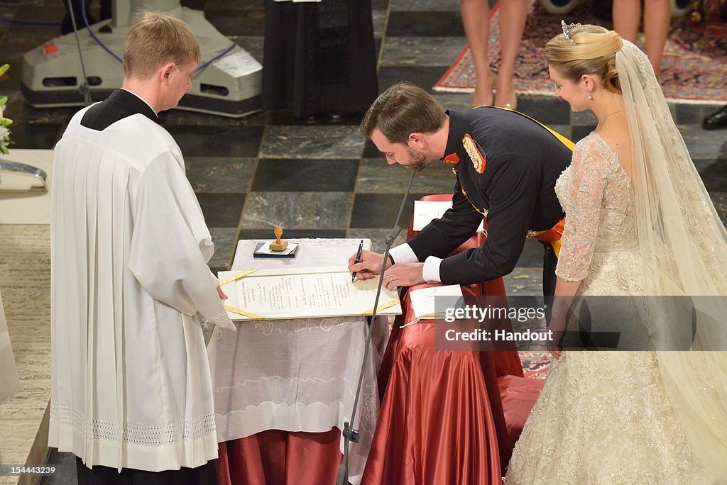 The Wedding Of Prince Guillaume Of Luxembourg & Stephanie de Lannoy - Official Ceremony