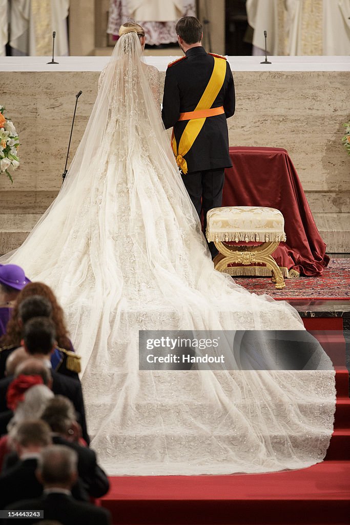 The Wedding Of Prince Guillaume Of Luxembourg & Stephanie de Lannoy - Official Ceremony