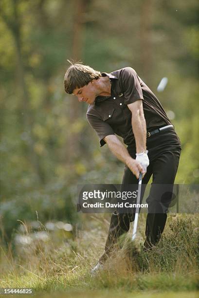 Nick Faldo of Great Britain during the Panasonic European Open Championship on 4th September 1983 at The Sunningdale Golf Club in Sunningdale, United...
