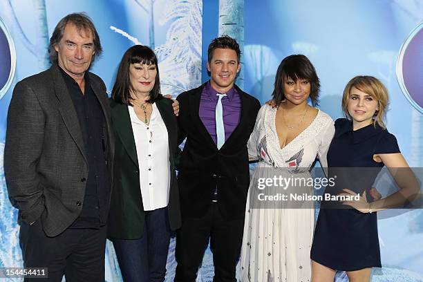 Timothy Dalton, Anjelica Huston, Matt Lanter, Raven-Symone, and Mae Whitman at AMC Loews Lincoln Square 13 theater on October 20, 2012 in New York...