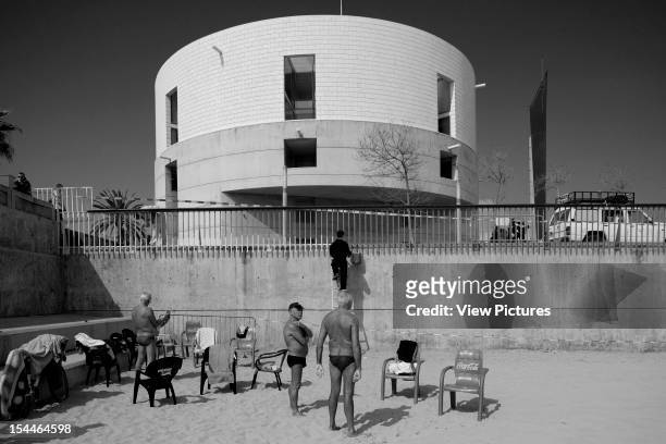 Meteorological Centre In The Olympic Village, Barcelona, Spain, Architect Alvaro Siza Meteorological Center, Barcelona, Spain. Centro Meteorologico,...