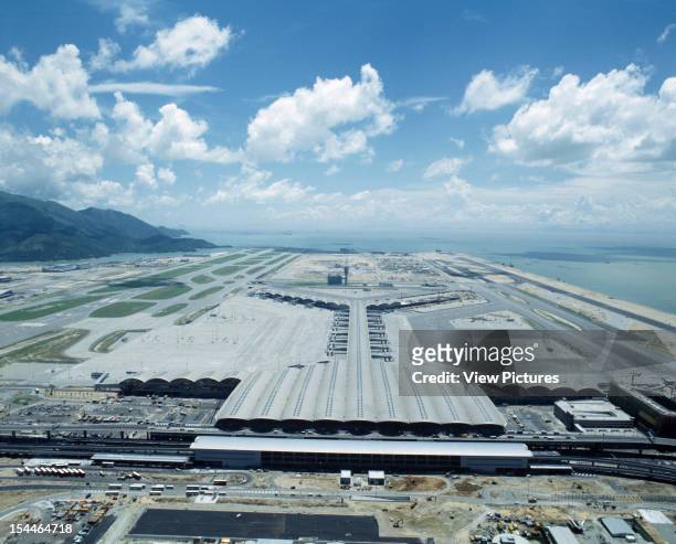 Chek Lap Kok, Hong Kong International Airport, Hong Kong, Hong Kong, Architect Foster And Partners Chek Lap Kok, Hong Kong International Airport 1998...