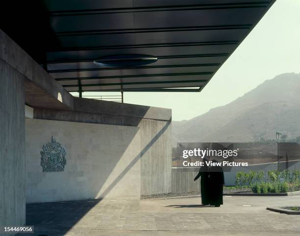British Embassy, Sana?A, Yemen, Architect Design Engine Architects, British Embassy Main Entrance Canopy