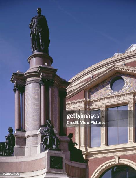 Royal Albert Hall, London, United Kingdom, Architect Building Design Partnership/ Francis Fowke And Hyd Scott, Royal Albert Hall Statue Detail