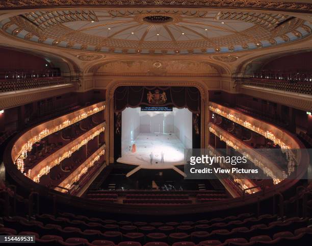 Royal Opera House, London, United Kingdom, Architect Bdp + Dixon Jones Ltd Royal Opera House Bdp Dixon Jones. January 2000. Auditorium.