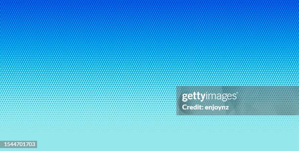 seamless blue halftone textured gradient pattern - dot gradient pattern vector stock illustrations