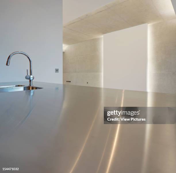 Gee Street Offices And Apartments, Munkenbeck + Partners Architects, London, United Kingdom Minimalist Kitchen Detail In Penthouse Apartment,...