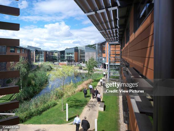 Vodafone Headquarters, Newbury, United Kingdom, Architect Fletcher Priest, Vodafone Headquarters Grand View