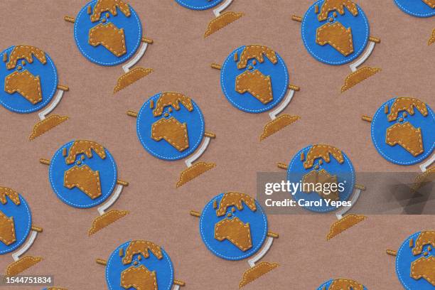 felt world globe - march stock pictures, royalty-free photos & images