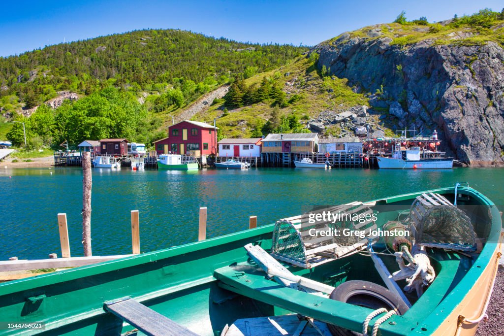 Quidi Vidi Harbour, St. Johns,Newfoundland, Canada