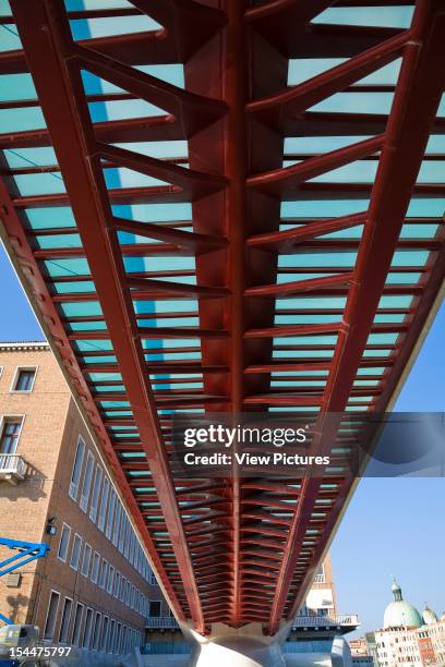 Grand Canal,Italy, Architect Venice, Constitution Bridge The Underside Of The Fishbone