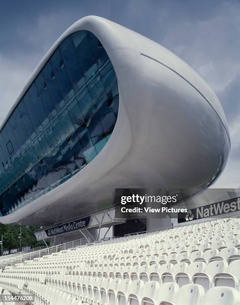 Nat West Media Centre- Lords Cricket Ground, London, United Kingdom, Architect Future Systems, Nat West Media Centre- Lords Cricket Ground Portrait...