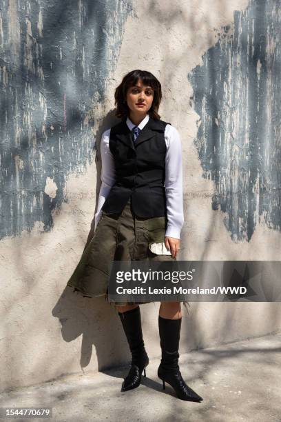 Actor Ariela Barer is photographed for WWD on April 4, 2023 in Brooklyn, New York.