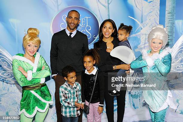 Brent Zachary, Tamara Zachary and their children at AMC Loews Lincoln Square 13 theater on October 20, 2012 in New York City.