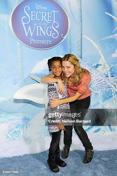 Segi Butler and Kerry Butler at AMC Loews Lincoln Square 13 theater on October 20, 2012 in New York City.