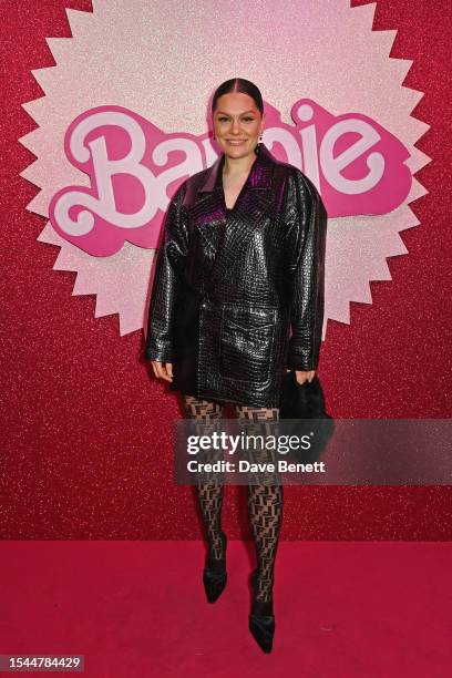 Jessie J attends a special screening of "Barbie" on July 20, 2023 in London, England. "Barbie" is in cinemas from July 21st.