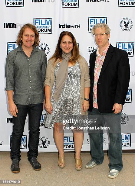 Director Benjamin Murray, Sundance Film Festival Senior Programmer & Moderator Caroline Lebresco and filmmaker Eddie Schmidt attend the Film...
