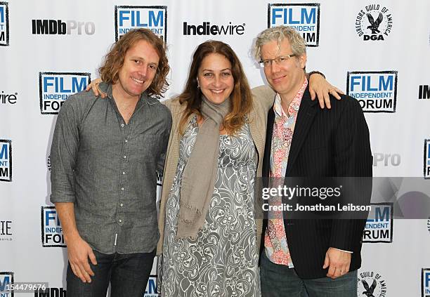 Director Benjamin Murray, Sundance Film Festival Senior Programmer & Moderator Caroline Lebresco and filmmaker Eddie Schmidt attend the Film...