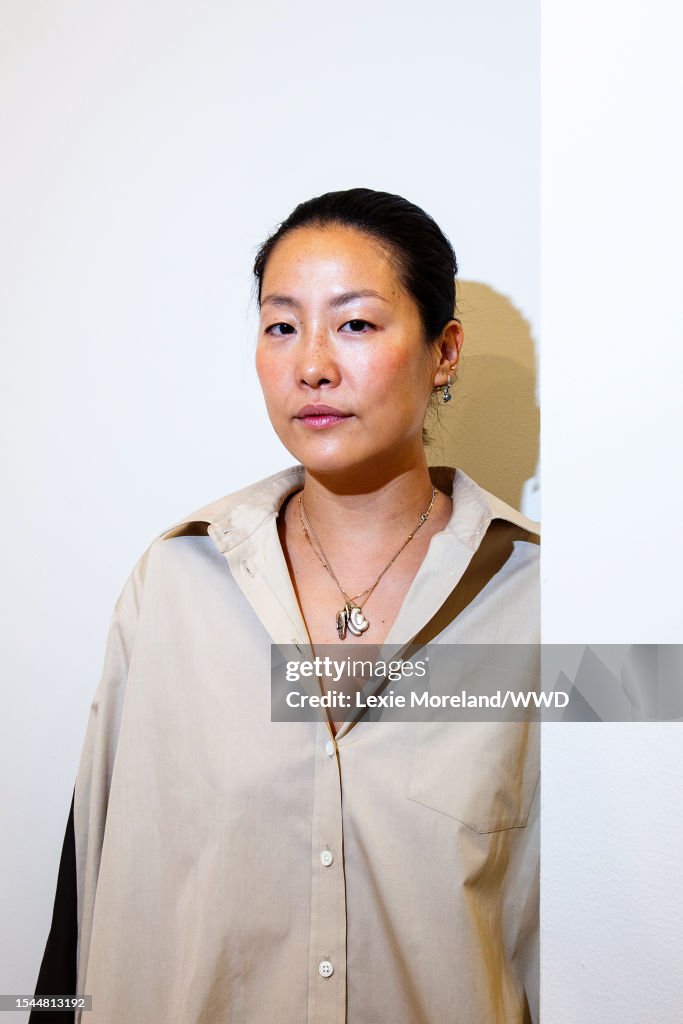 Artist Maia Ruth Lee is photographed for WWD on April 7, 2023 at ...