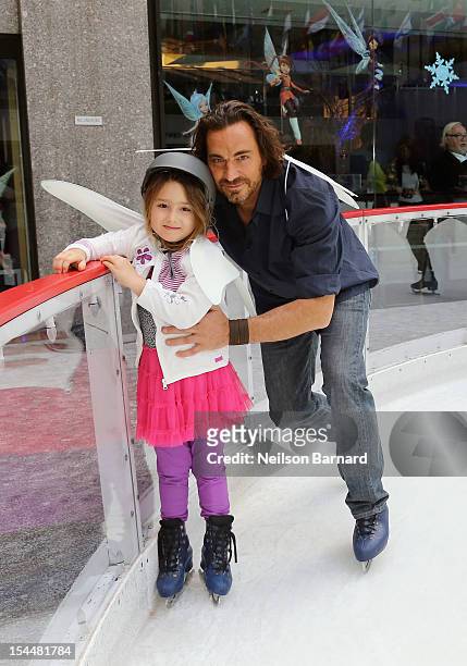 Thorsten Kaye poses at the New York premiere of Disney's "Secret Of The Wings" reception at Rockefeller Center on October 20, 2012 in New York City.