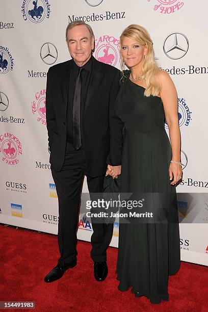 Singer Neil Diamond and wife Katie McNeil arrives at the 26th Anniversary Carousel Of Hope Ball presented by Mercedes-Benz at The Beverly Hilton...