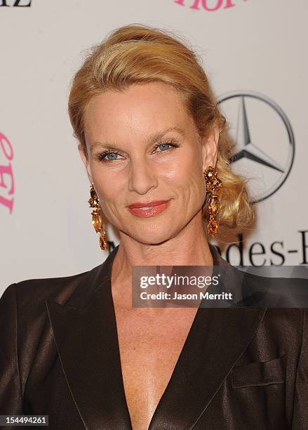 Actress Nicollette Sheridan arrives at the 26th Anniversary Carousel Of Hope Ball presented by Mercedes-Benz at The Beverly Hilton Hotel on October...