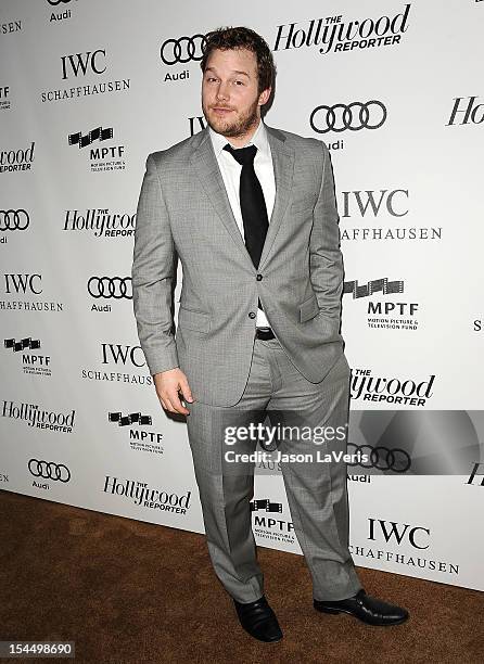 Actor Chris Pratt attends the 2nd annual Reel Stories, Real Lives benefiting the Motion Picture & Television Fund at Milk Studios on October 20, 2012...