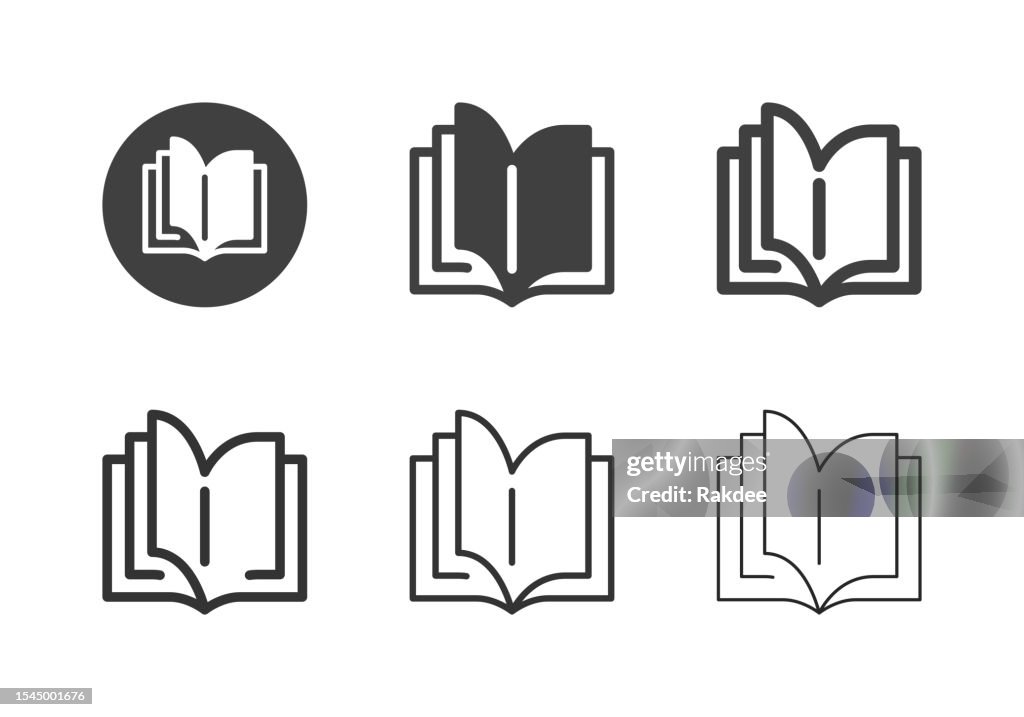 Open Catalog Book Icons - Multi Series
