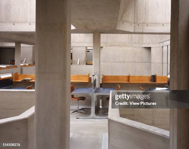 Berkeley Library, Trinity College, Dublin, Ireland, Architect Abk Architects, Berkeley Library, Trinity College View Into The Second Floor