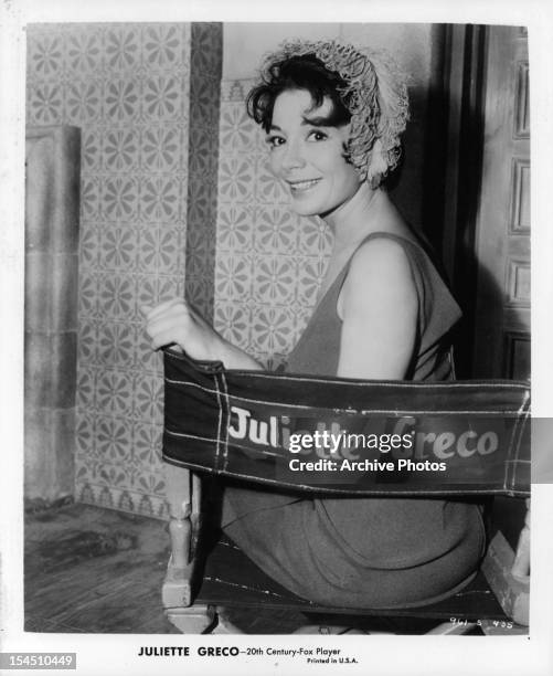Juliette Greco, circa 1960.