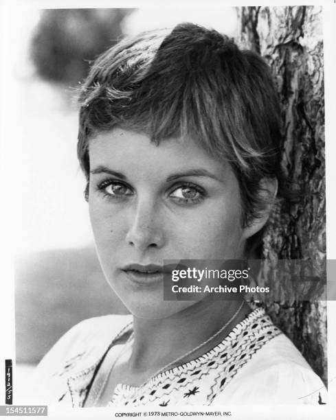 Promotional headshot of actress Season Hubley in the film 'Lolly-Madonna XXX' , near Washburn, Tennessee, 1973.