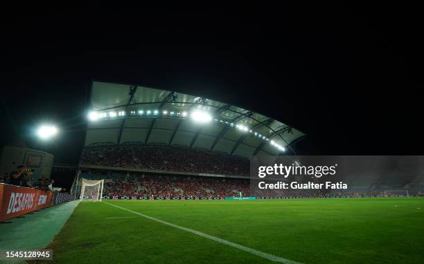 View of Estadio Algarve during the Pre-Season Friendly match between Al Nassr and SL Benfica at Estadio Algarve on July 20, 2023 in Faro, Portugal.